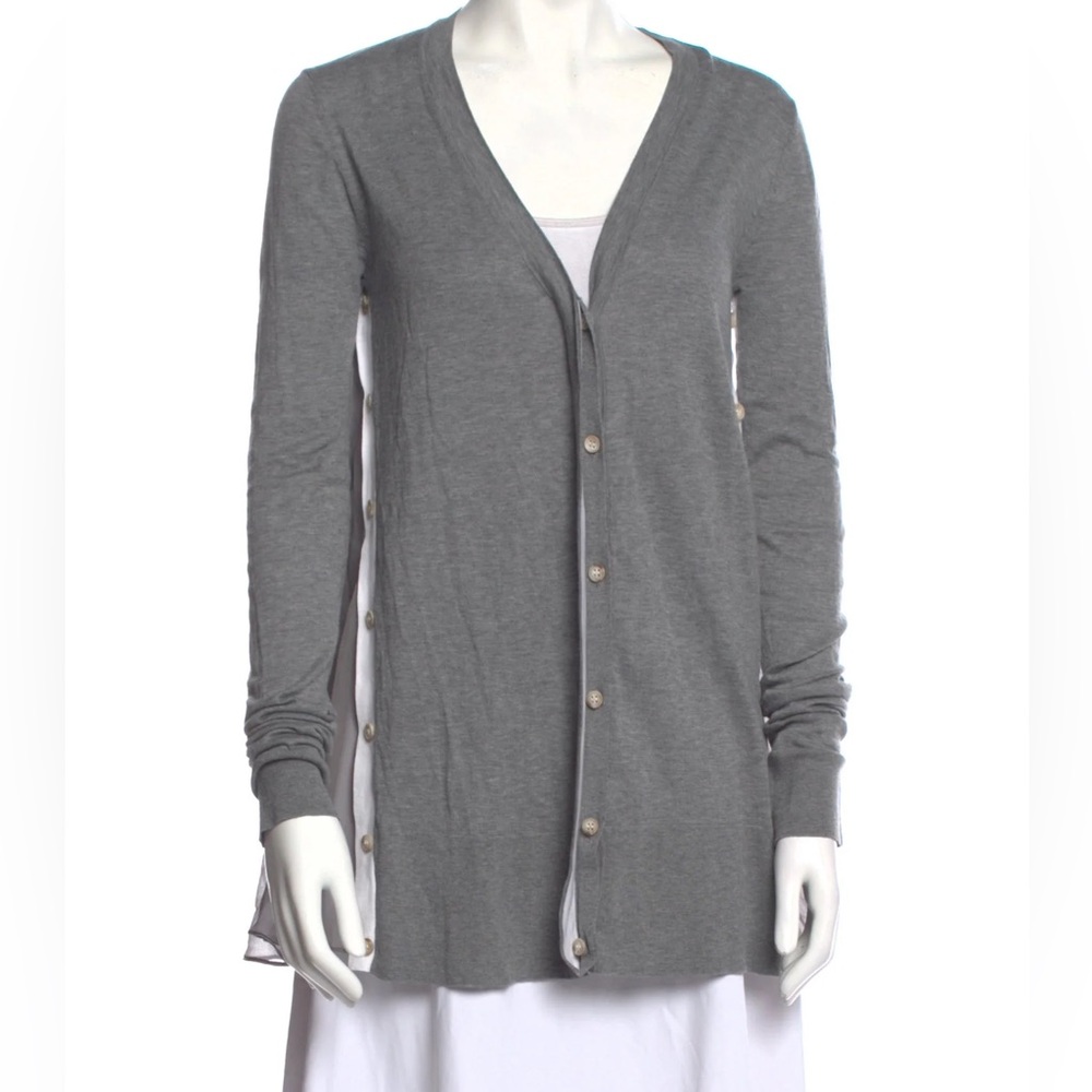 Vera Wang Gray Silk blend /Silk Sweater